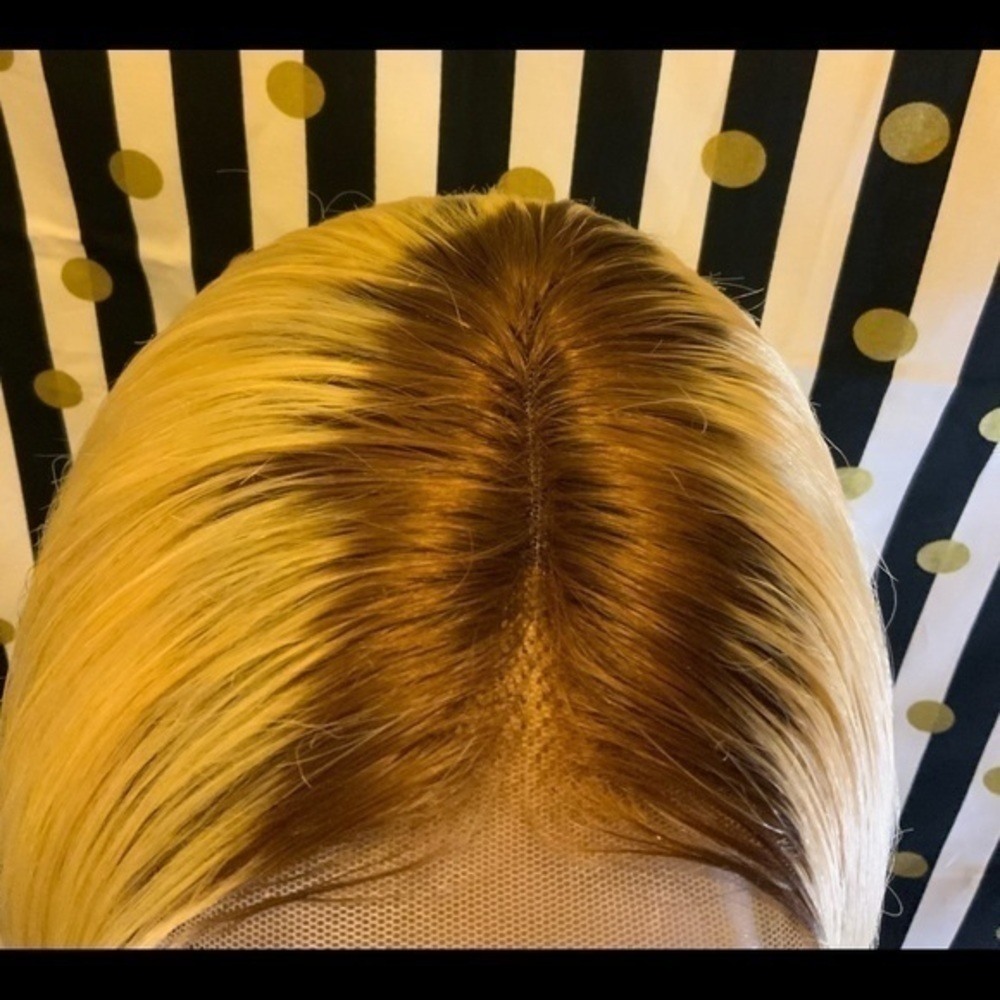 BC115 Human Hair lace Front t-part Wig - Picture 5 of 13